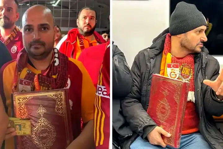 Galatasaray Taraftarı Derbide Yine Kur'an ile!